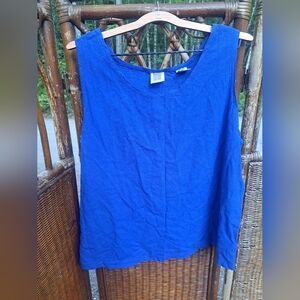 Renta B Blue Sleeveless Vintage Top🧿🦋💙